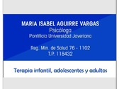 Psicóloga María Isabel Aguirre Vargas