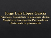 Jorge Luis López García. Psicoanalista